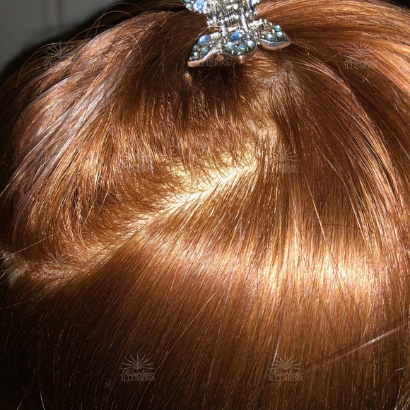 🌺Rare Hairline Illusions Prosthesis -Virgin Cowboy Butter-Soft Hair - Small - Picture 3 of 9